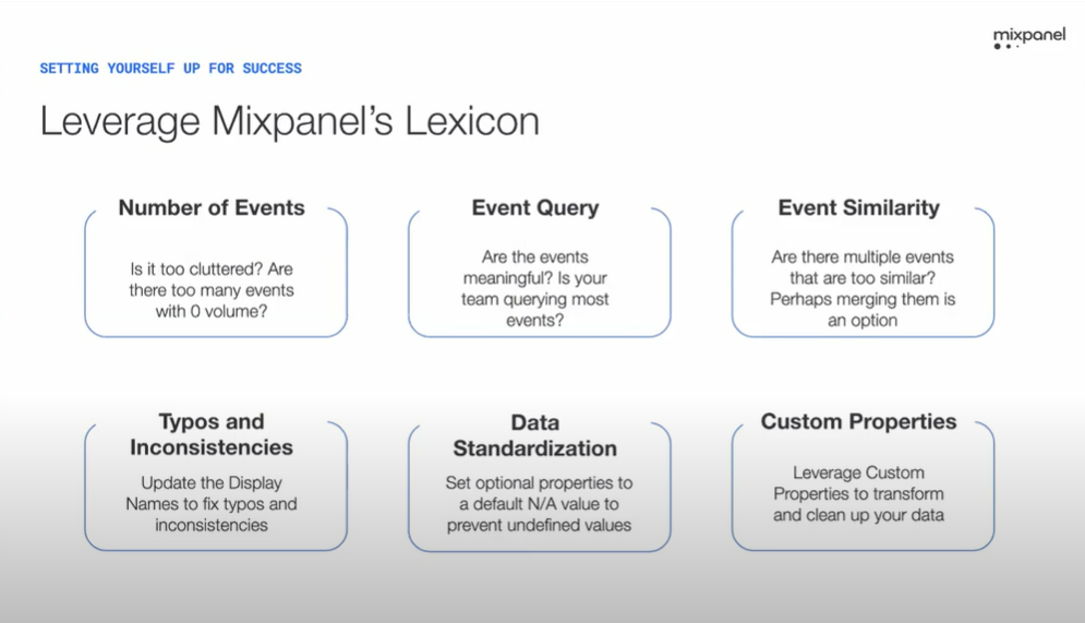 Mixpanel’s Lexicon allows any person — with the right permissions — to make changes to any property without getting a developer involved