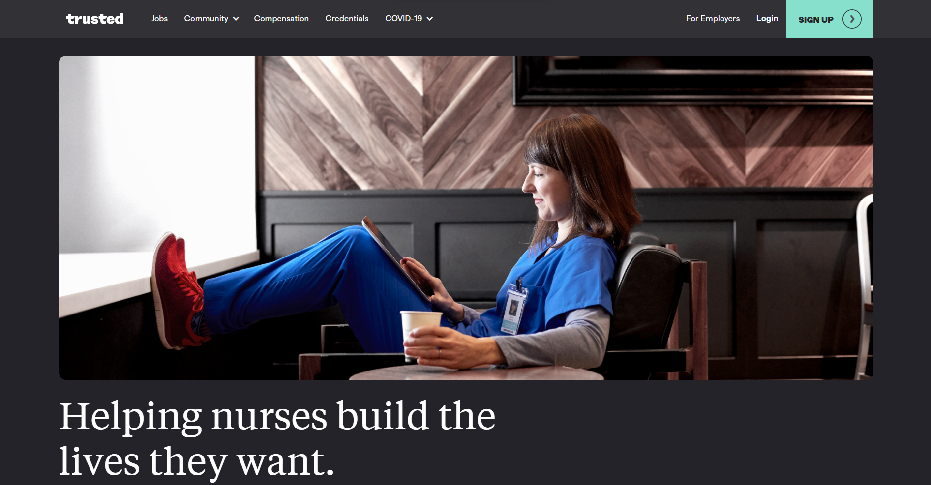 Trusted Health uses Personas to target nurses