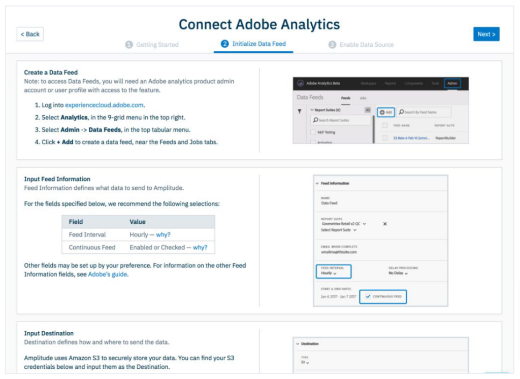 Amplitude Adoble Integration - Import Historical Data