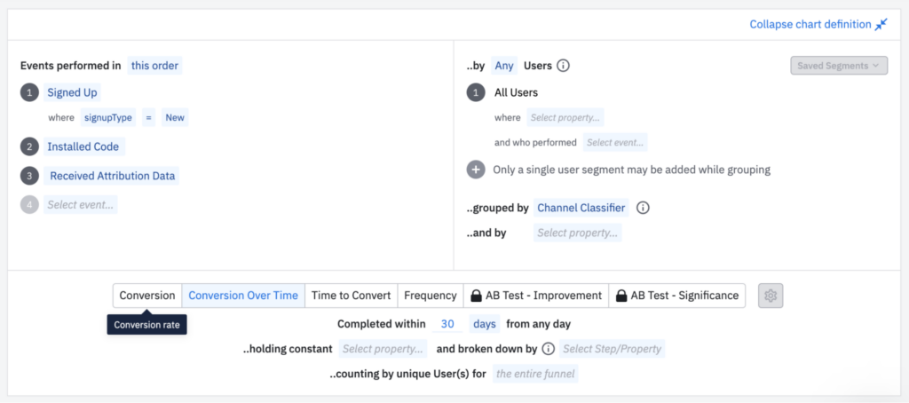 You can use the Channel Classifier feature to segment your reports and see various data points broken down by channel